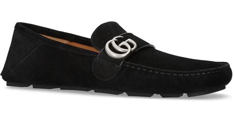 gucci suede driving shoes|gucci driving moccasins.